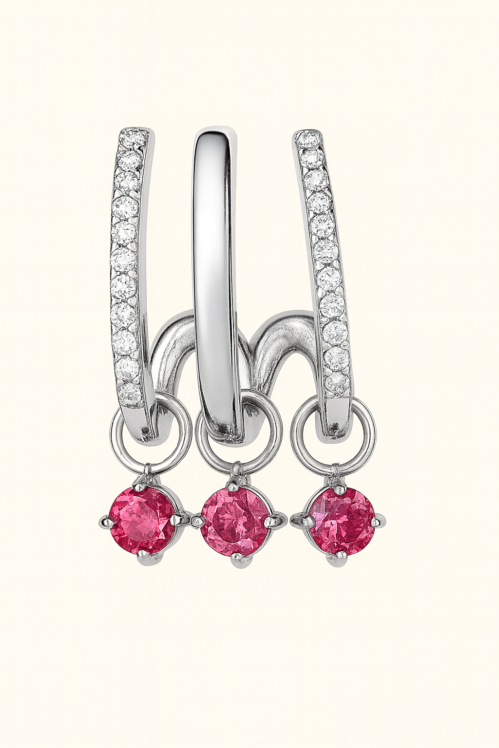 Boucles d’Oreilles en acier inoxydable et zirconium Élégance lumineuse - Bijou Mon Amour