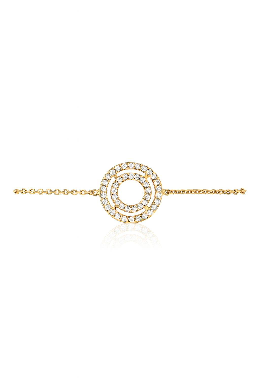 Bracelet en acier inoxydable et zirconium Harmonie & confiance - Bijou Mon Amour
