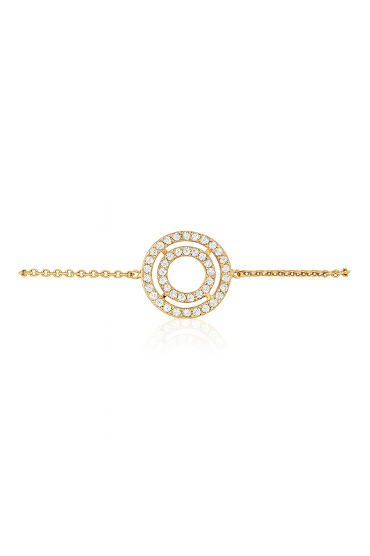 Bracelet en acier inoxydable et zirconium Harmonie & confiance - Bijou Mon Amour