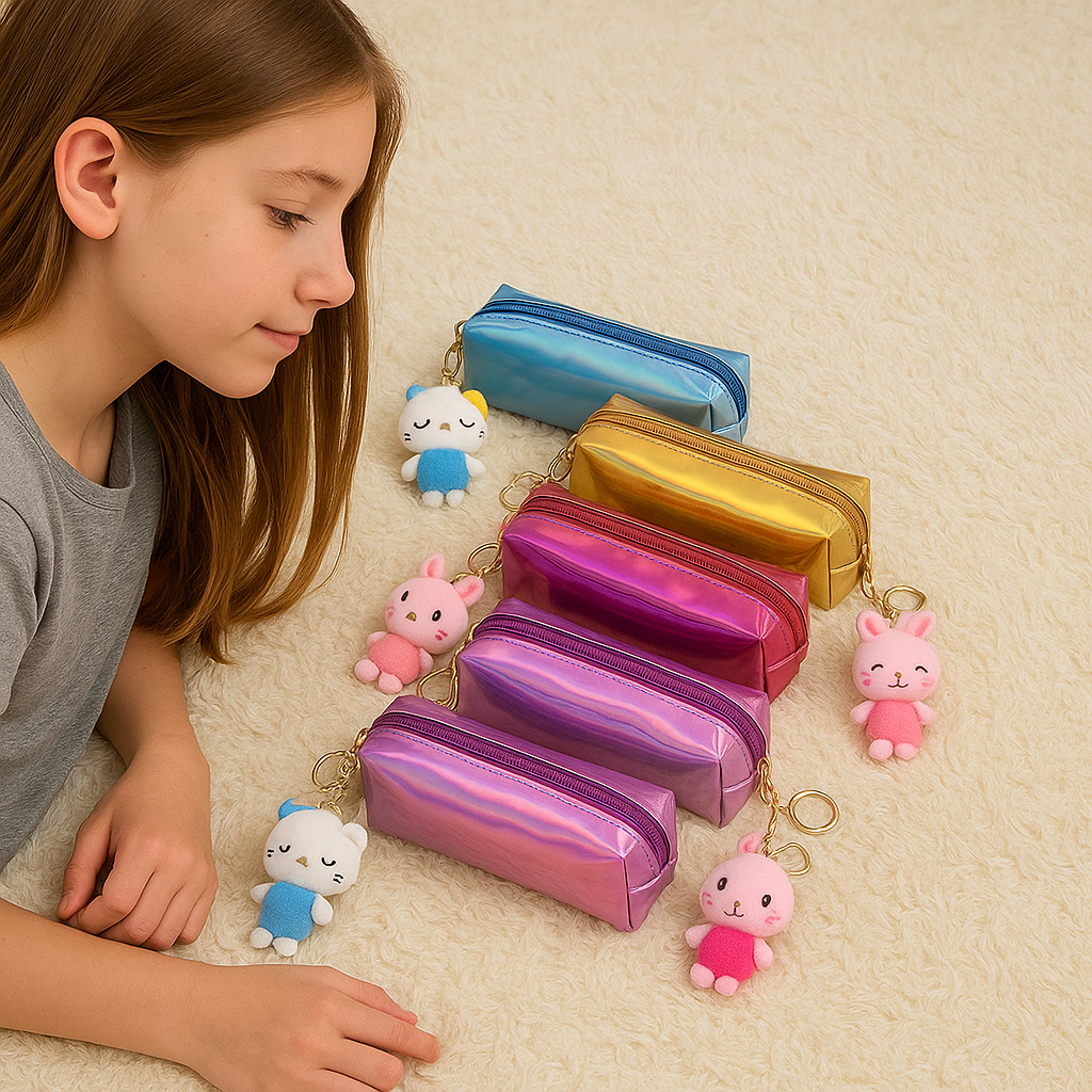 Trousse brillante kawaii – Douceur, ordre et petites confidences à emporter - Bijou Mon Amour