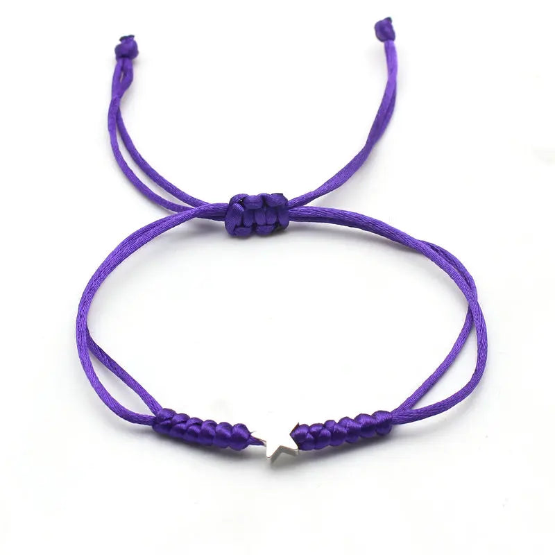 Bracelet Étoile Porte-Bonheur – Cordon Ajustable pour Enfant - Bijou Mon Amour