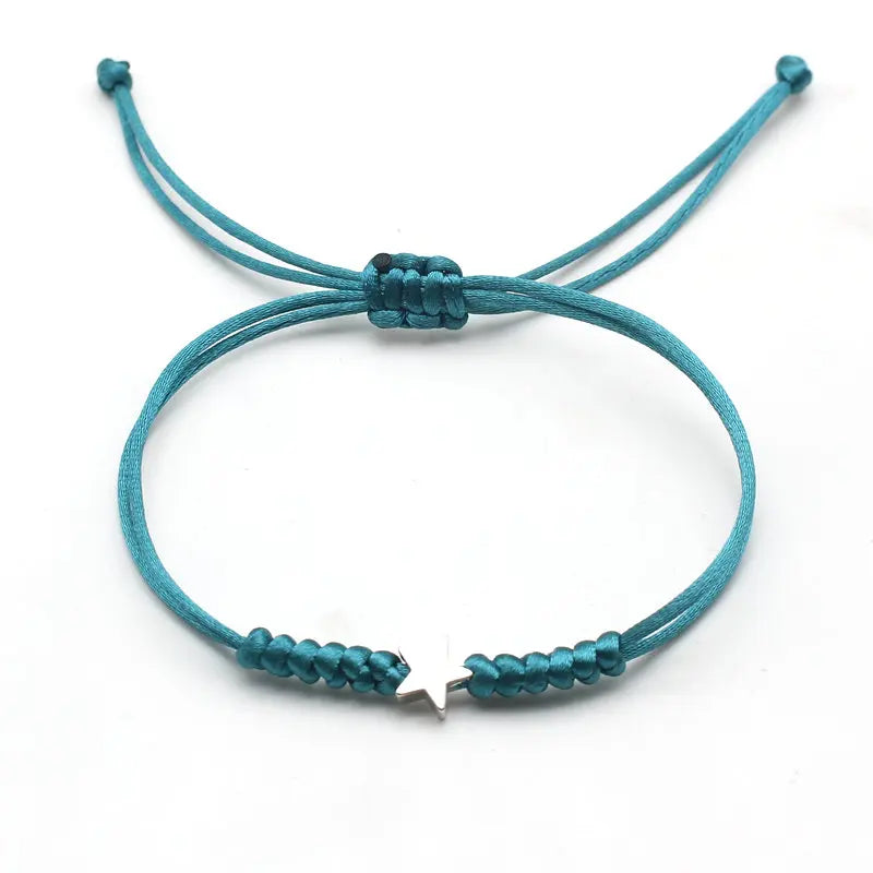 Bracelet Étoile Porte-Bonheur – Cordon Ajustable pour Enfant - Bijou Mon Amour
