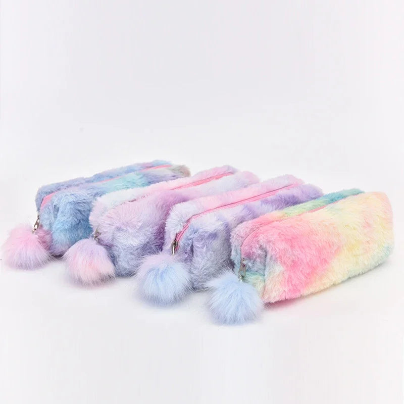Trousse à porte clés & doudou repères en Peluche Kawaii – Grande Capacité & Ultra Douce - Bijou Mon Amour