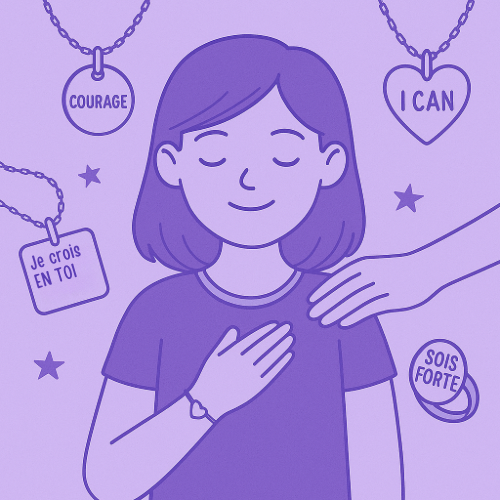 Renforcer sa confiance et son estime personnelle : Bijoux mantra/motivation