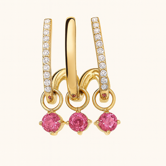 Boucles d’Oreilles en acier inoxydable et zirconium Élégance lumineuse - Bijou Mon Amour