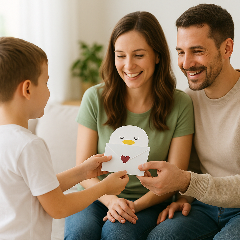 Cartes Secrètes Émotions Exprime-toi! – Lot de 9 Cartes Animaux + Enveloppes (aléatoires) - Bijou Mon Amour