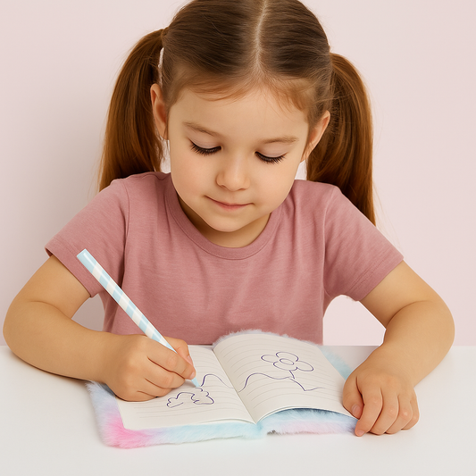 Carnet Licorne et coeur Kawaii – Mini Journal Secret - Bijou Mon Amour