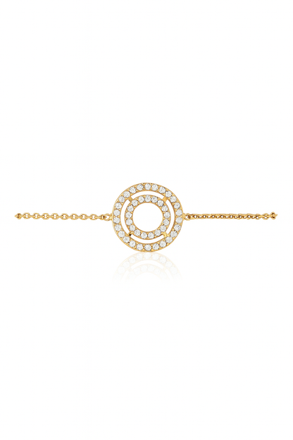 Bracelet en acier inoxydable et zirconium Harmonie & confiance - Bijou Mon Amour