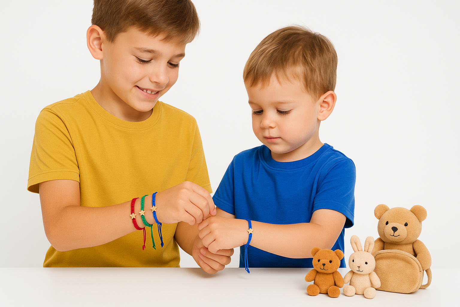 Bracelet Étoile Porte-Bonheur – Cordon Ajustable pour Enfant - Bijou Mon Amour