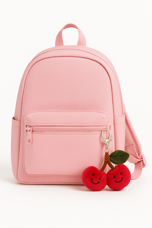 Porte-Clés Cerise en Peluche - Bijou Mon Amour