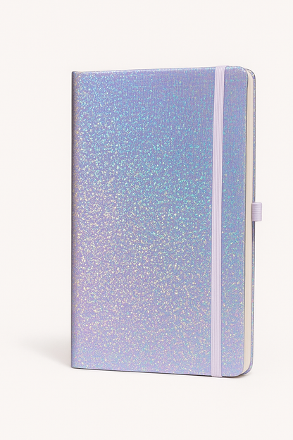 Un univers secret pour écrire, rêver et créer - Carnet A5 brillant Étoilé - Bijou Mon Amour