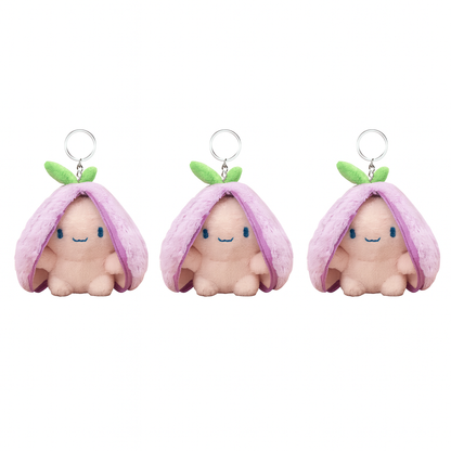 Peluche Lapin Transformable Fraise / Carotte /Raisin– Douce, Kawaii & Multifonction - Bijou Mon Amour