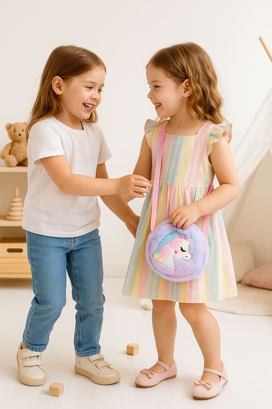 Sac Licorne en Peluche – Le Petit Compagnon Magique - Bijou Mon Amour