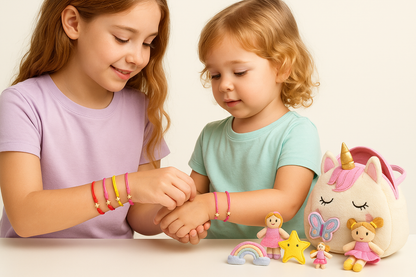 Bracelet Étoile Porte-Bonheur – Cordon Ajustable pour Enfant - Bijou Mon Amour