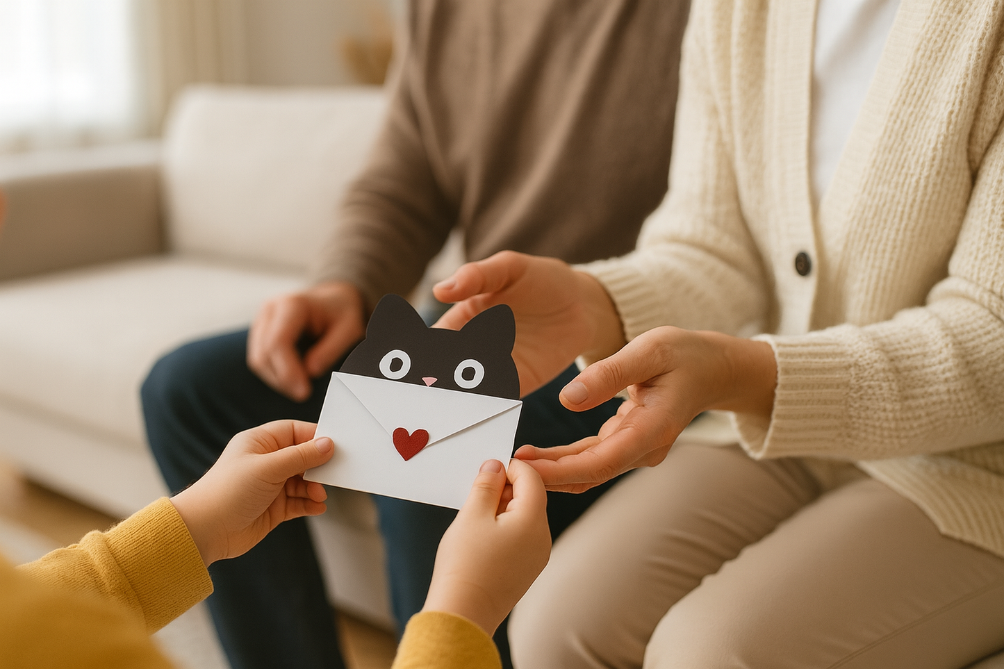 Cartes Secrètes Émotions Exprime-toi! – Lot de 9 Cartes Animaux + Enveloppes (aléatoires) - Bijou Mon Amour