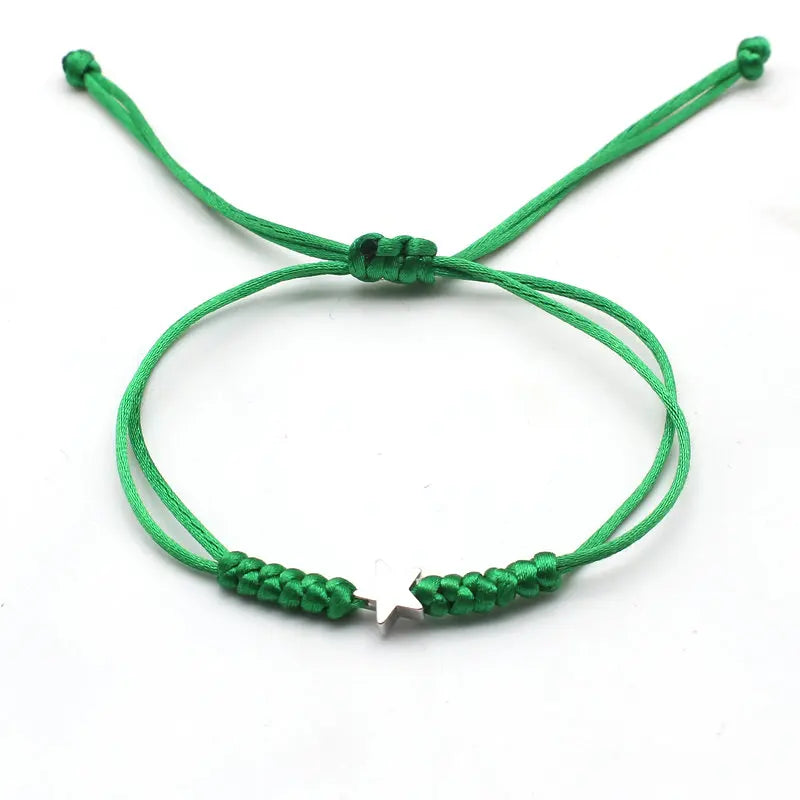 Bracelet Étoile Porte-Bonheur – Cordon Ajustable pour Enfant - Bijou Mon Amour
