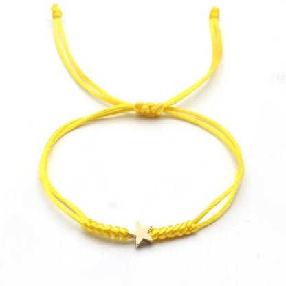 Bracelet Étoile Porte-Bonheur – Cordon Ajustable pour Enfant - Bijou Mon Amour