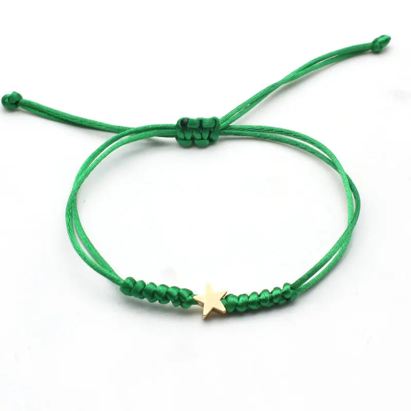 Bracelet Étoile Porte-Bonheur – Cordon Ajustable pour Enfant - Bijou Mon Amour