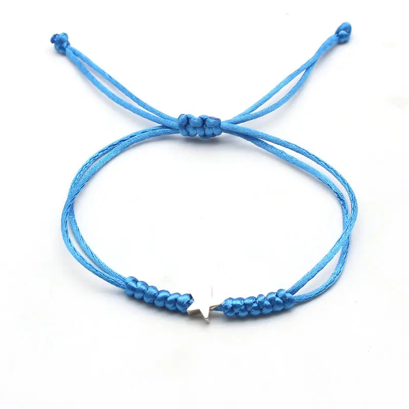 Bracelet Étoile Porte-Bonheur – Cordon Ajustable pour Enfant - Bijou Mon Amour