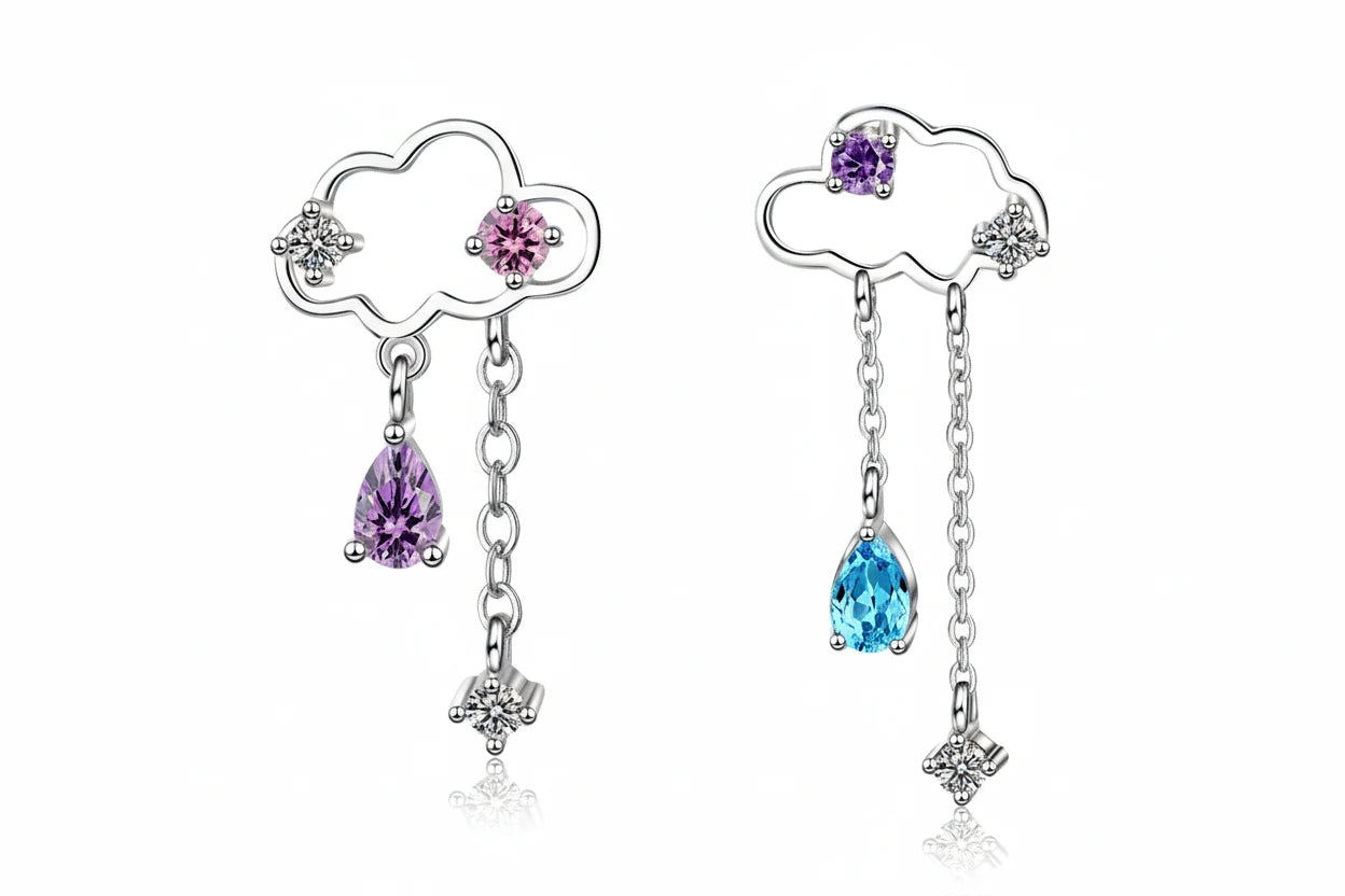 Boucles d'oreilles Les Mini / Nuage d’Espoir