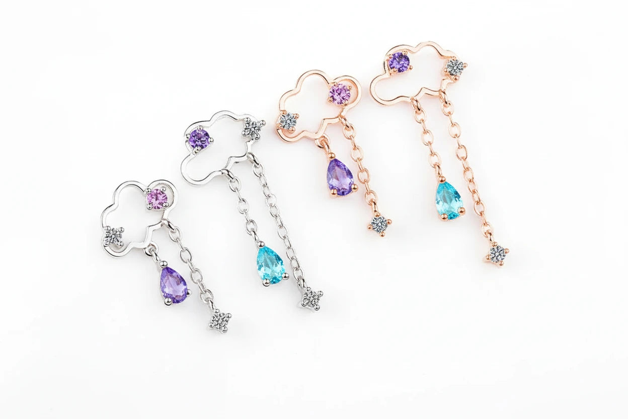 Boucles d'oreilles Les Mini / Nuage d’Espoir