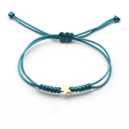 Bracelet Étoile Porte-Bonheur – Cordon Ajustable pour Enfant - Bijou Mon Amour