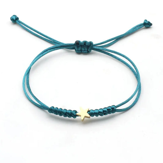 Bracelet Étoile Porte-Bonheur – Cordon Ajustable pour Enfant - Bijou Mon Amour