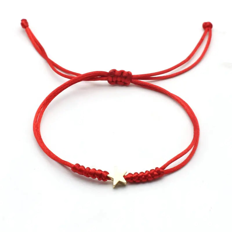 Bracelet Étoile Porte-Bonheur – Cordon Ajustable pour Enfant - Bijou Mon Amour