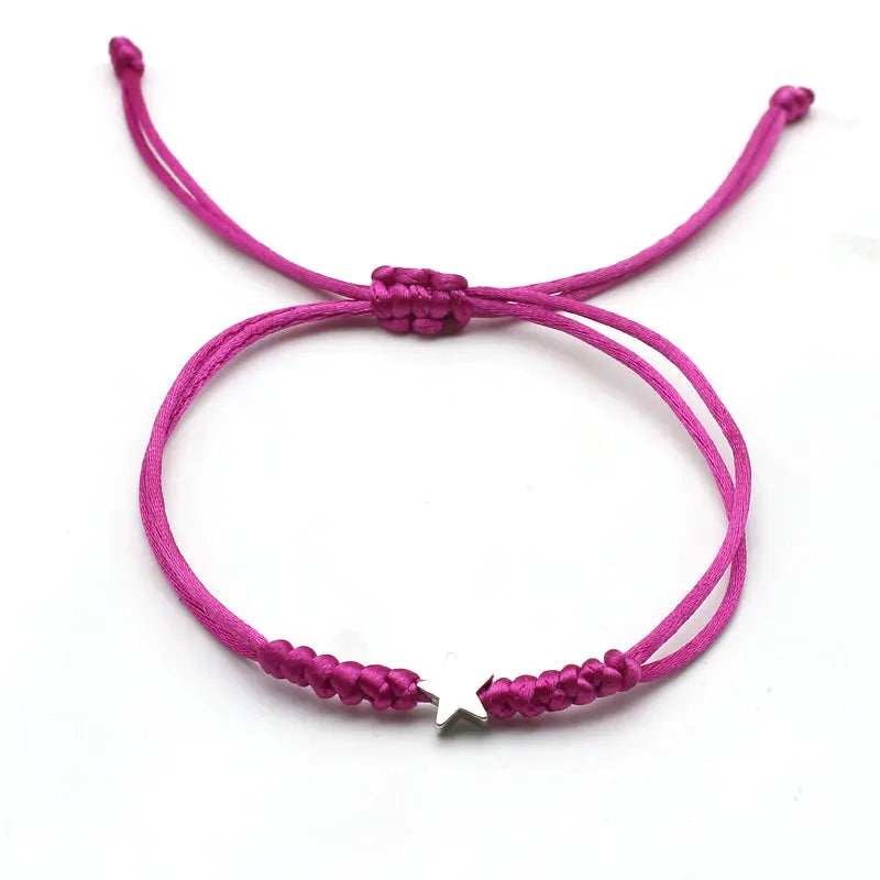 Bracelet Étoile Porte-Bonheur – Cordon Ajustable pour Enfant - Bijou Mon Amour