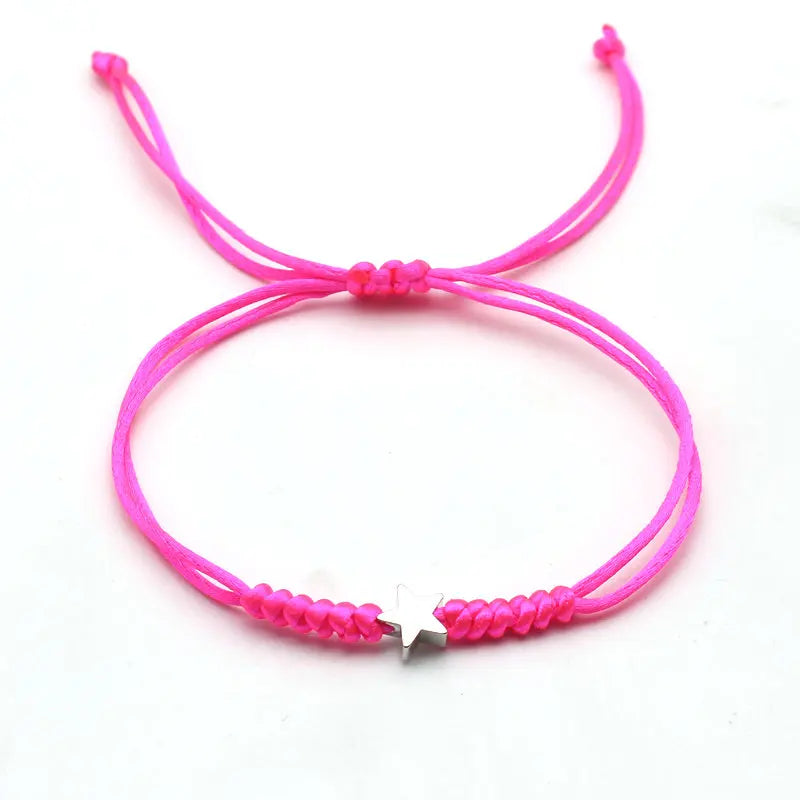 Bracelet Étoile Porte-Bonheur – Cordon Ajustable pour Enfant - Bijou Mon Amour