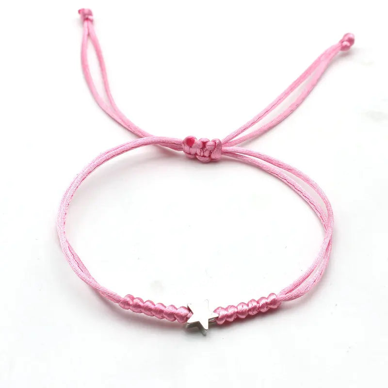 Bracelet Étoile Porte-Bonheur – Cordon Ajustable pour Enfant - Bijou Mon Amour