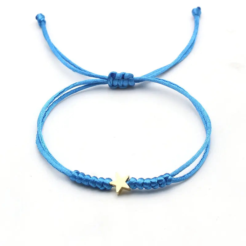 Bracelet Étoile Porte-Bonheur – Cordon Ajustable pour Enfant - Bijou Mon Amour