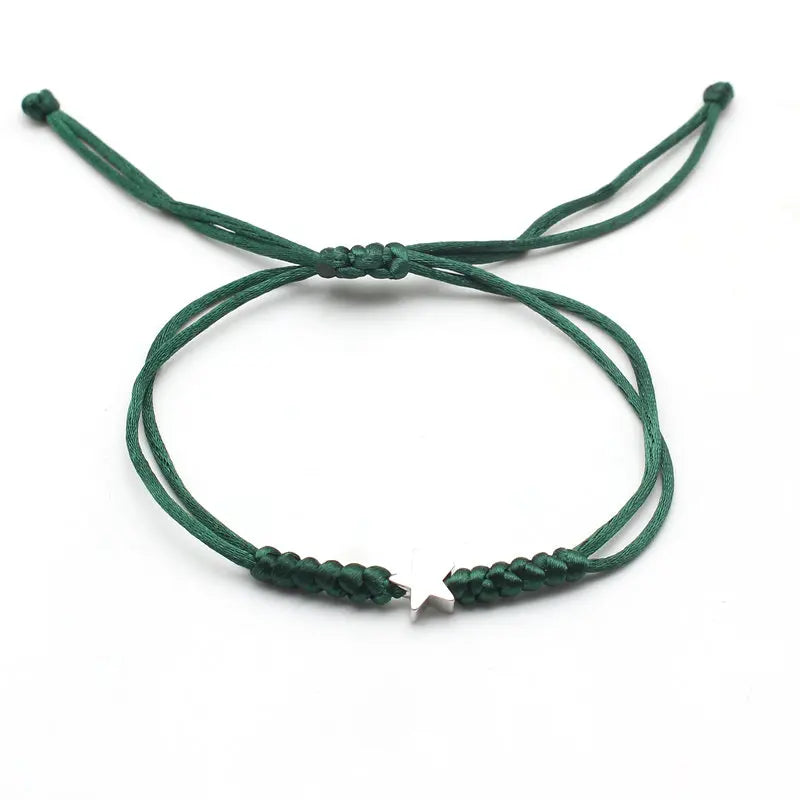 Bracelet Étoile Porte-Bonheur – Cordon Ajustable pour Enfant - Bijou Mon Amour