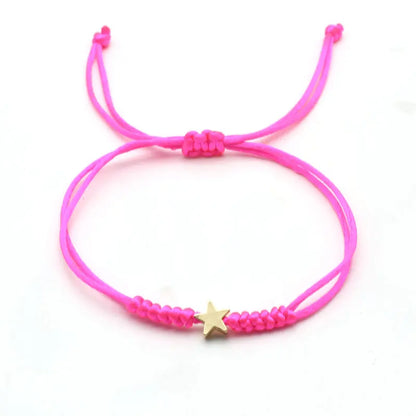 Bracelet Étoile Porte-Bonheur – Cordon Ajustable pour Enfant - Bijou Mon Amour