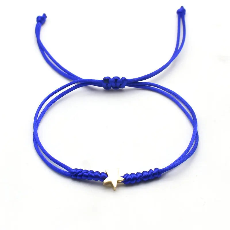 Bracelet Étoile Porte-Bonheur – Cordon Ajustable pour Enfant - Bijou Mon Amour