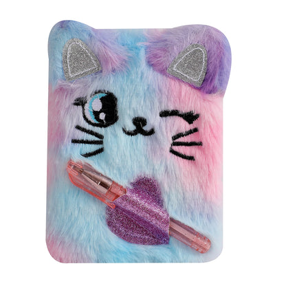 Set Mini Journal Carnet Kawaii en Peluche + Stylo - Bijou Mon Amour