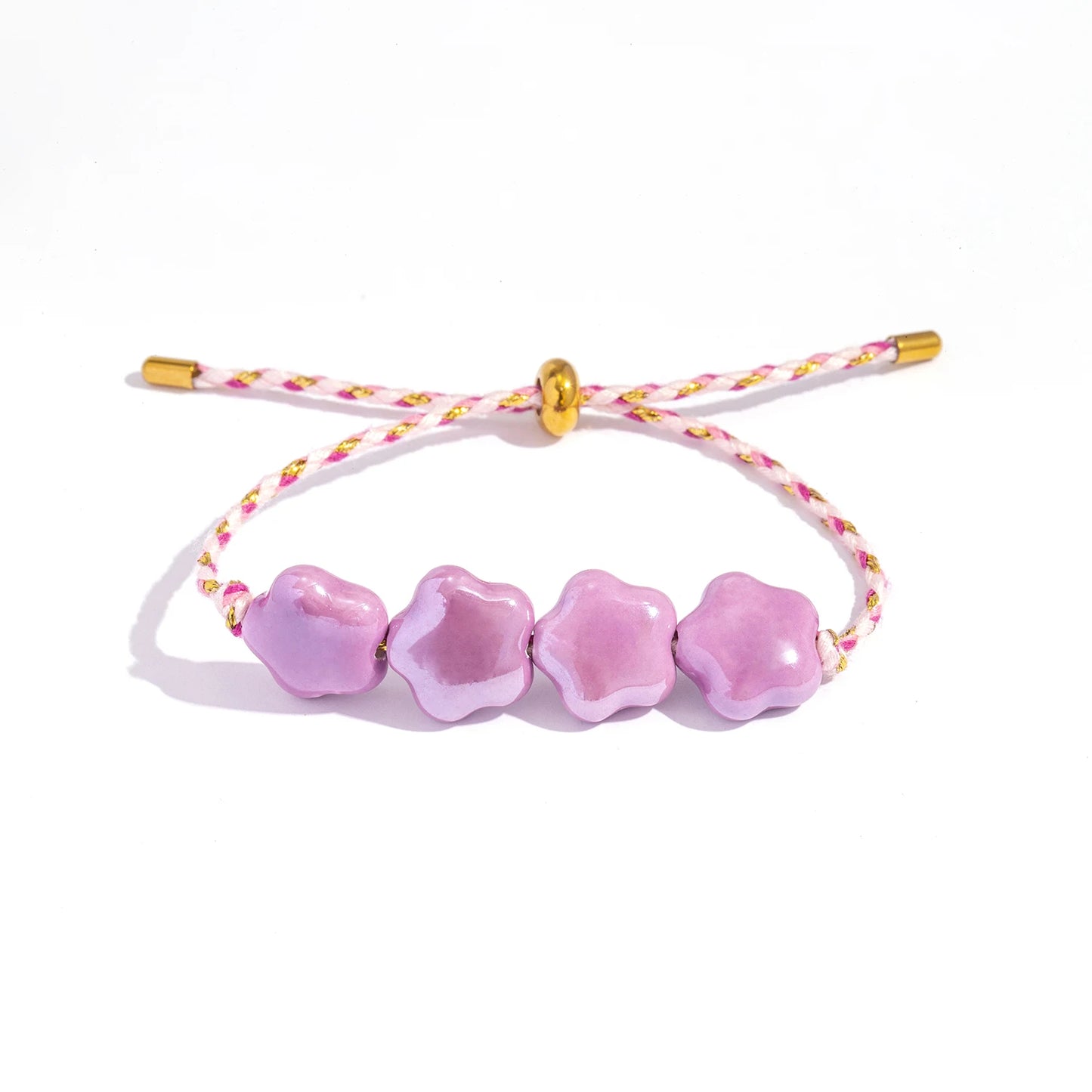 Bracelet en céramique et acier inoxydable à cordon ajustable -tracker d'émotion - Bijou Mon Amour
