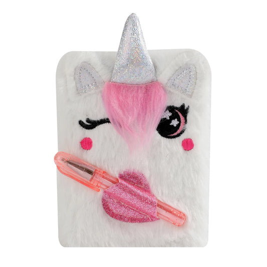 Set Mini Journal Carnet Kawaii en Peluche + Stylo - Bijou Mon Amour