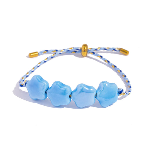 Bracelet en céramique et acier inoxydable à cordon ajustable -tracker d'émotion - Bijou Mon Amour