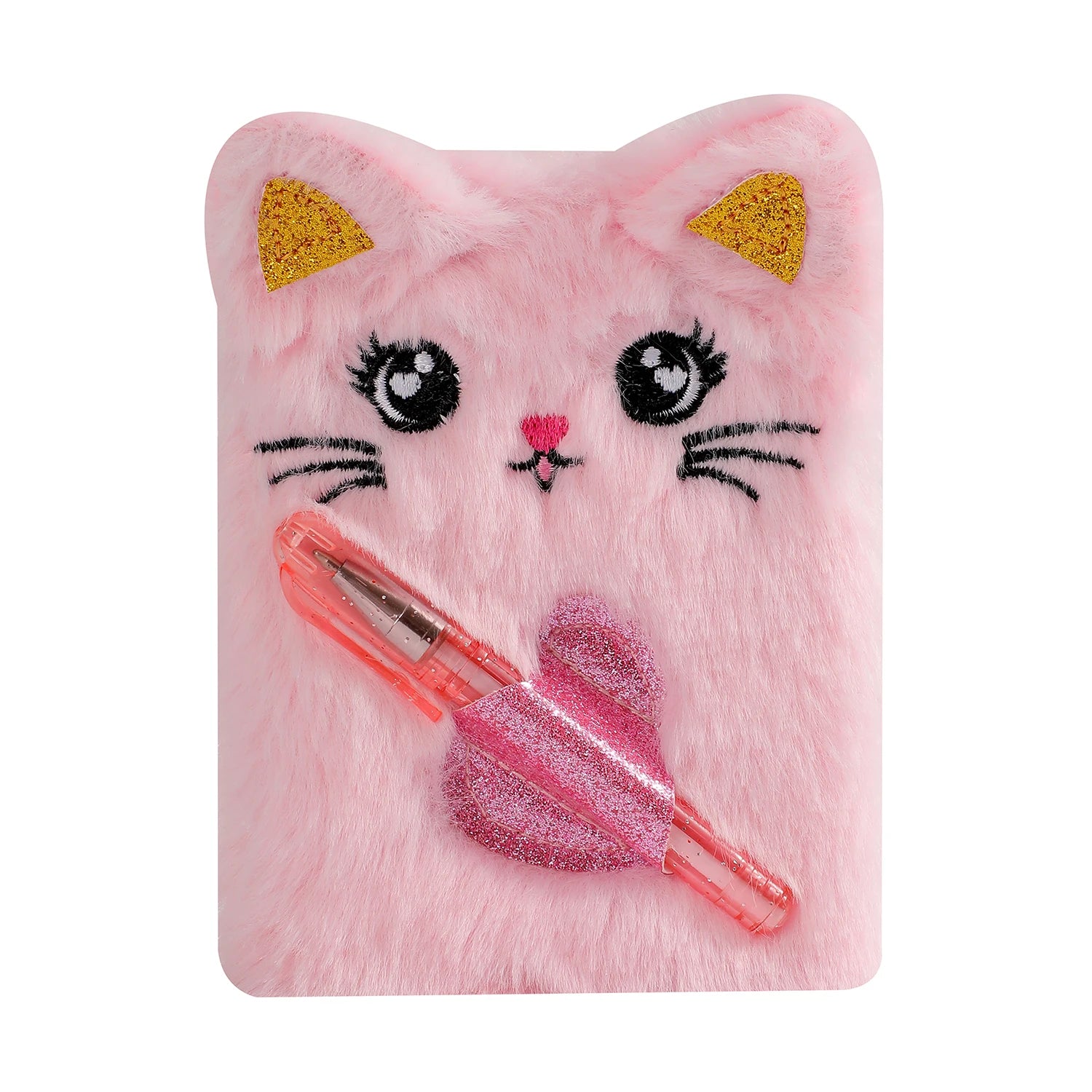 Set Mini Journal Carnet Kawaii en Peluche + Stylo - Bijou Mon Amour