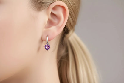 Boucles d'oreilles LesMini / Petit Cœur Serein