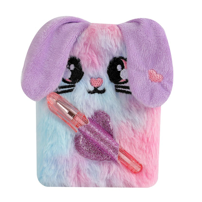 Set Mini Journal Carnet Kawaii en Peluche + Stylo - Bijou Mon Amour