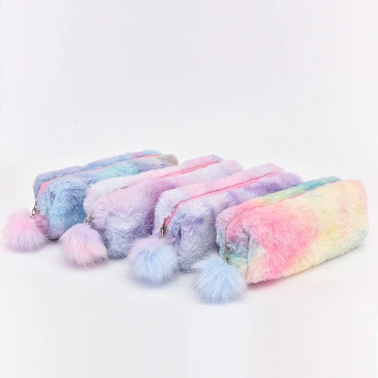 Trousse à porte clés & doudou repères en Peluche Kawaii – Grande Capacité & Ultra Douce - Bijou Mon Amour