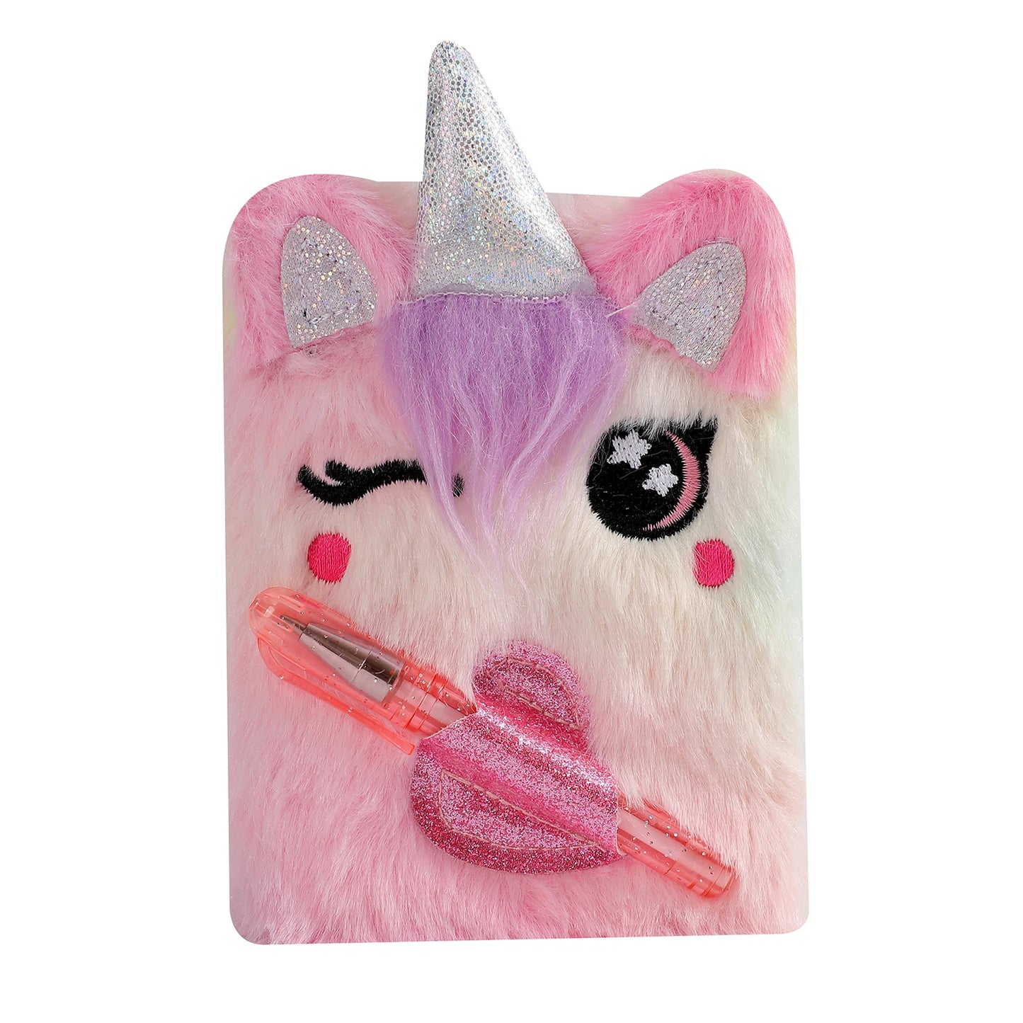 Set Mini Journal Carnet Kawaii en Peluche + Stylo - Bijou Mon Amour