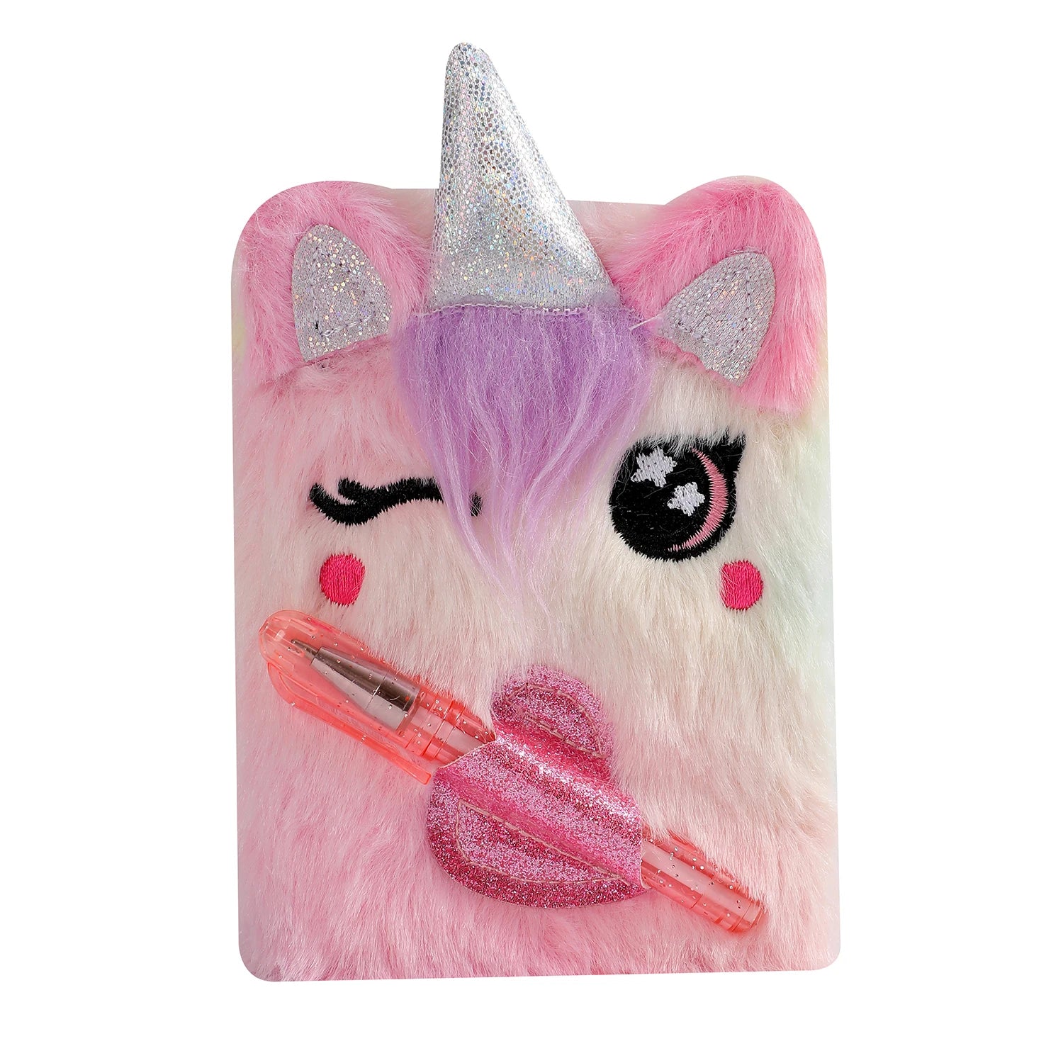 Set Mini Journal Carnet Kawaii en Peluche + Stylo - Bijou Mon Amour